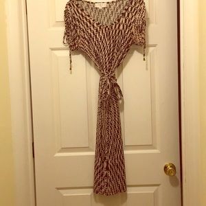 nikki poulos Dresses - Graphic print cream and black dress nikki poulos Dresses - Graphic print cream and black dress